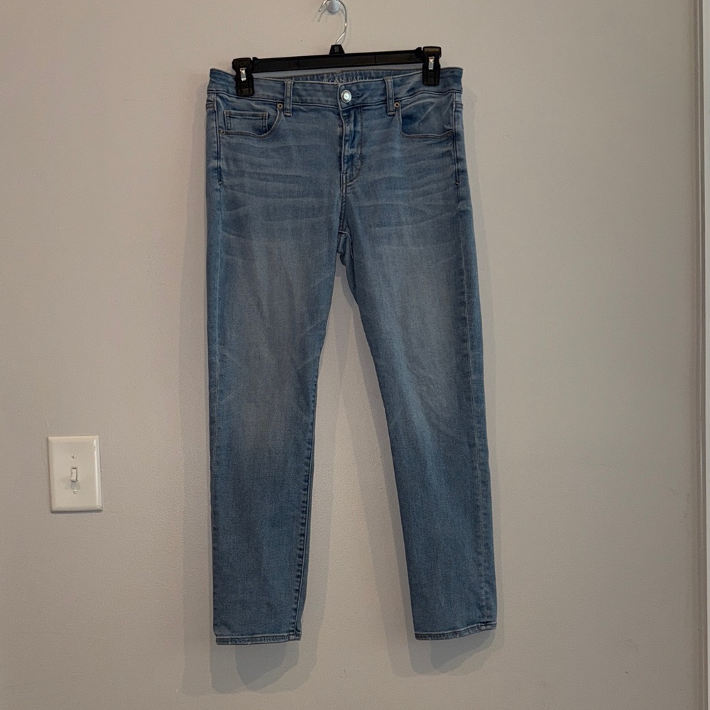 American Eagle Outfitters Women’s Skinny Jeans - Light Blue Wash